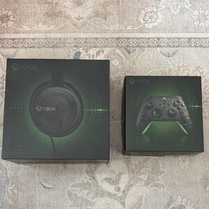 Xbox 20th Anniversary Gaming Headset and Controller Bundle Sealed
